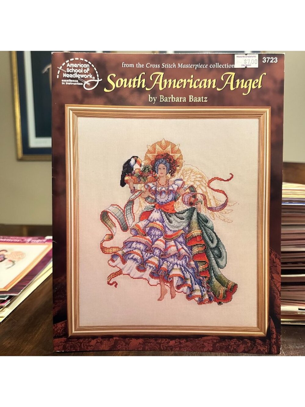 South American Angel Cross Stitch Pattern By Barbara Baatz